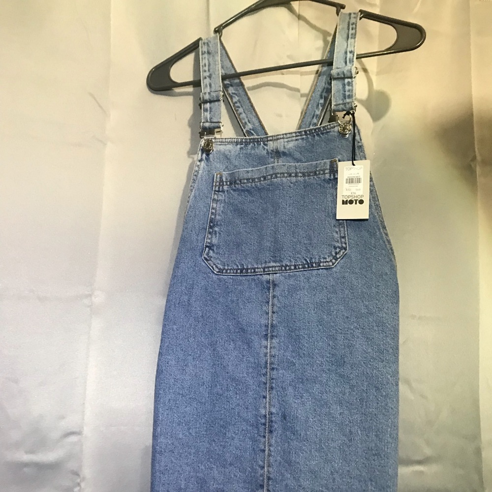 Topshop overall skirt